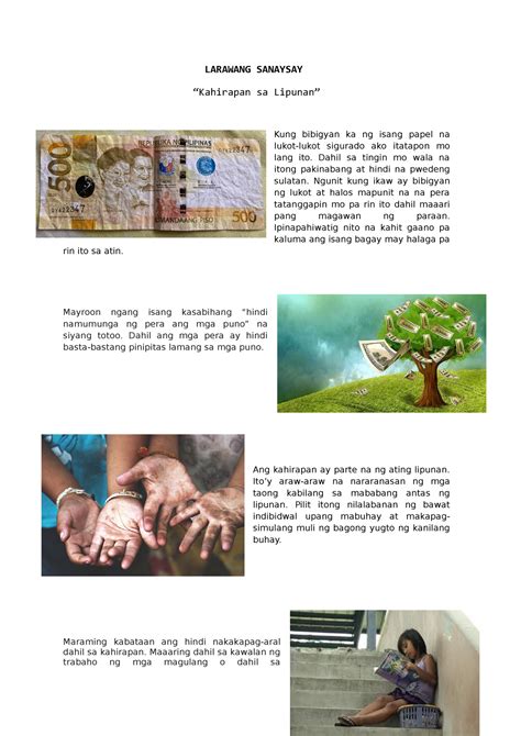 kahirapan picture drawing|DepEd Learning Portal.